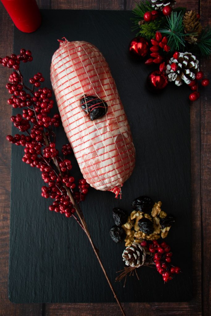 Pork Roll stuffed (Plums & Crabapple)