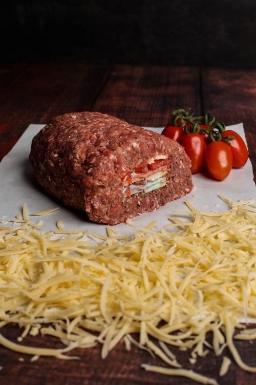 Beef Mince Roll (Ham, cheese, tomato)